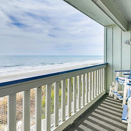 On-The-Beach Escape Oceanfront In Surfside! Myrtle Beach Exteriör bild