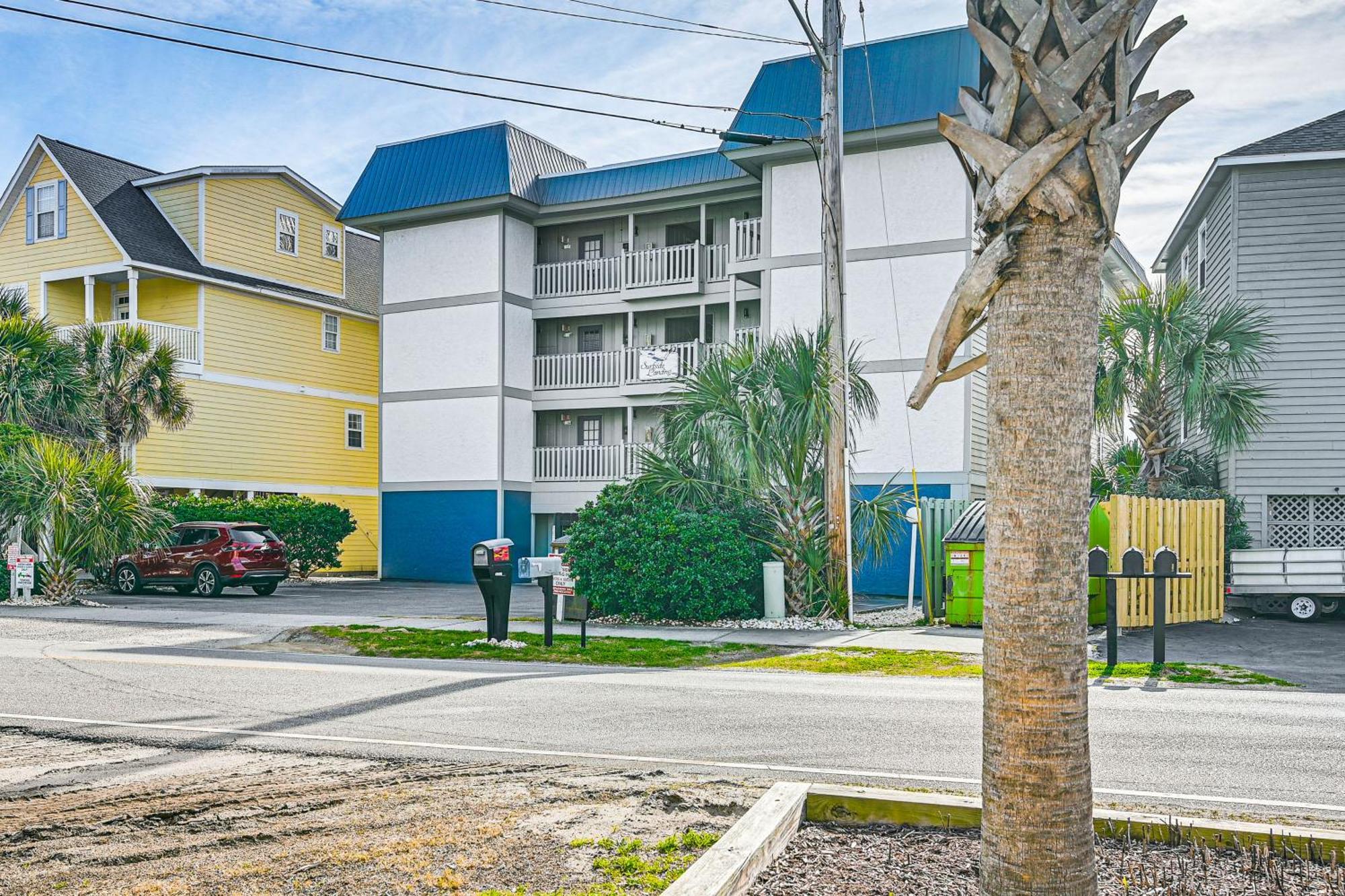 On-The-Beach Escape Oceanfront In Surfside! Myrtle Beach Exteriör bild