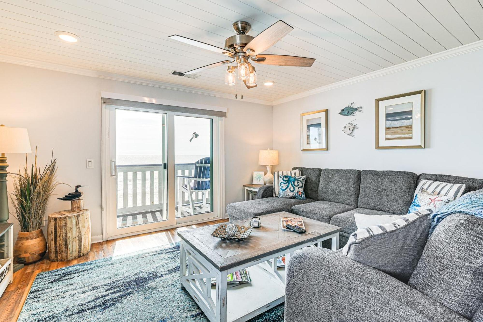 On-The-Beach Escape Oceanfront In Surfside! Myrtle Beach Exteriör bild